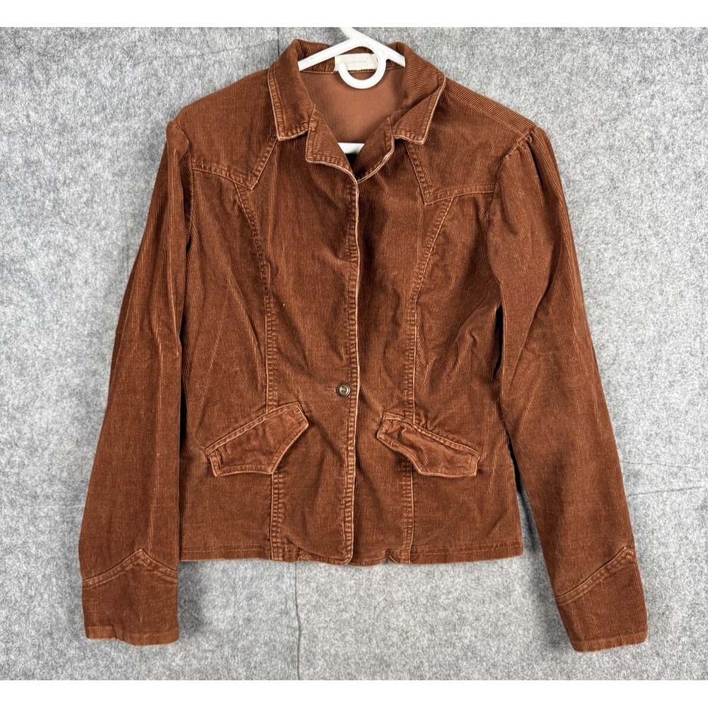 Sleeping on Snow Corduroy Jacket Women's Small-Medium (38" Chest) Brown Western